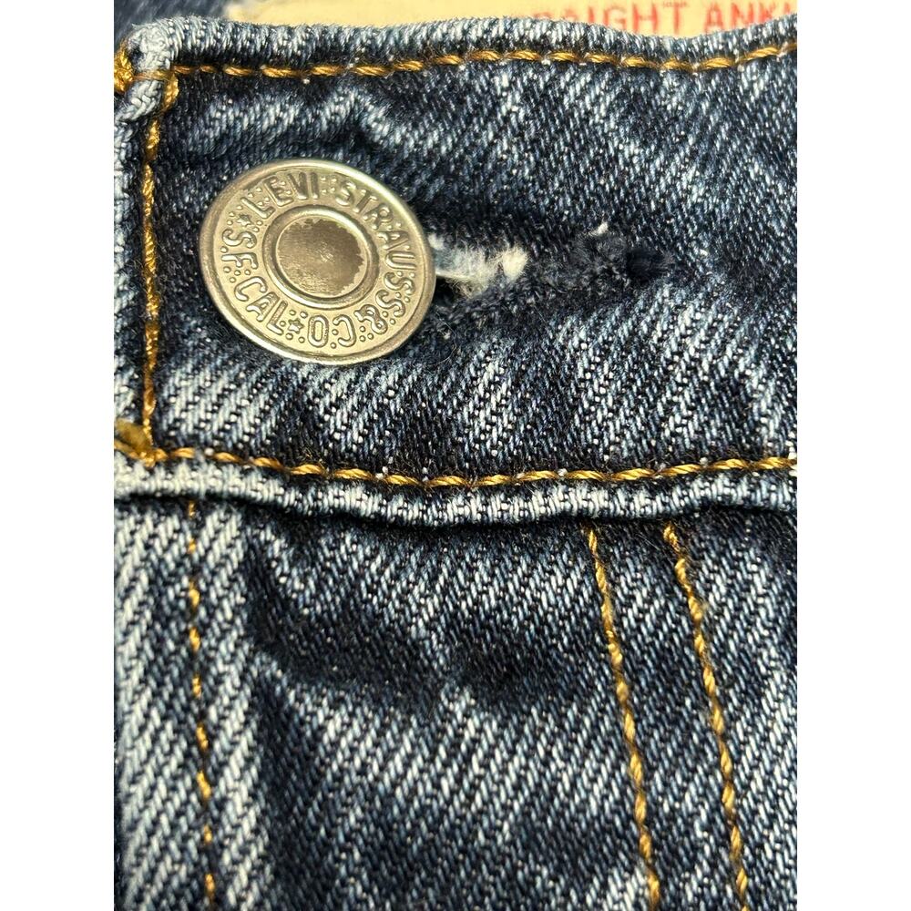 Levi’s Premium High Rise Straight Leg Jeans Size 30 - Picture 10 of 13